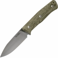 Нож с фиксированным клинком LionSteel B35, сталь Sleipner, рукоять Green canvas micarta купить в Саранске