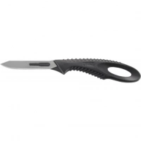 Нож с фиксированным клинком со сменными лезвиями CRKT P.D.K. (Precision Disposable Knife Kit) Black, сталь 420J2, рукоять пластик купить в Саранске