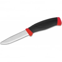 Нож с фиксированным лезвием Morakniv Companion F Rescue, сталь Sandvik 12С27, рукоять резина/пластик купить в Саранске