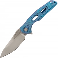 Нож складной Thor 3 Rikeknife, сталь M390, Blue Titanium купить в Саранске