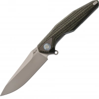 Нож складной Tulay Rikeknife, сталь 154CM, Green G10/Carbon Fiber купить в Саранске