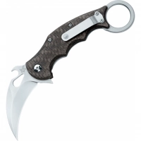 Складной нож Fox IKBS Ball Bearing Karambit, сталь Elmax, рукоять титановый сплав 6Al4V, чёрный купить в Саранске