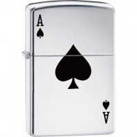 Зажигалка ZIPPO Armor™  Туз с покрытием High Polish Chrome купить в Саранске