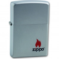 Зажигалка ZIPPO Satin Chrome, латунь с ник.-хром. покрыт., серебр., матовая, 36х56х12 мм купить в Саранске